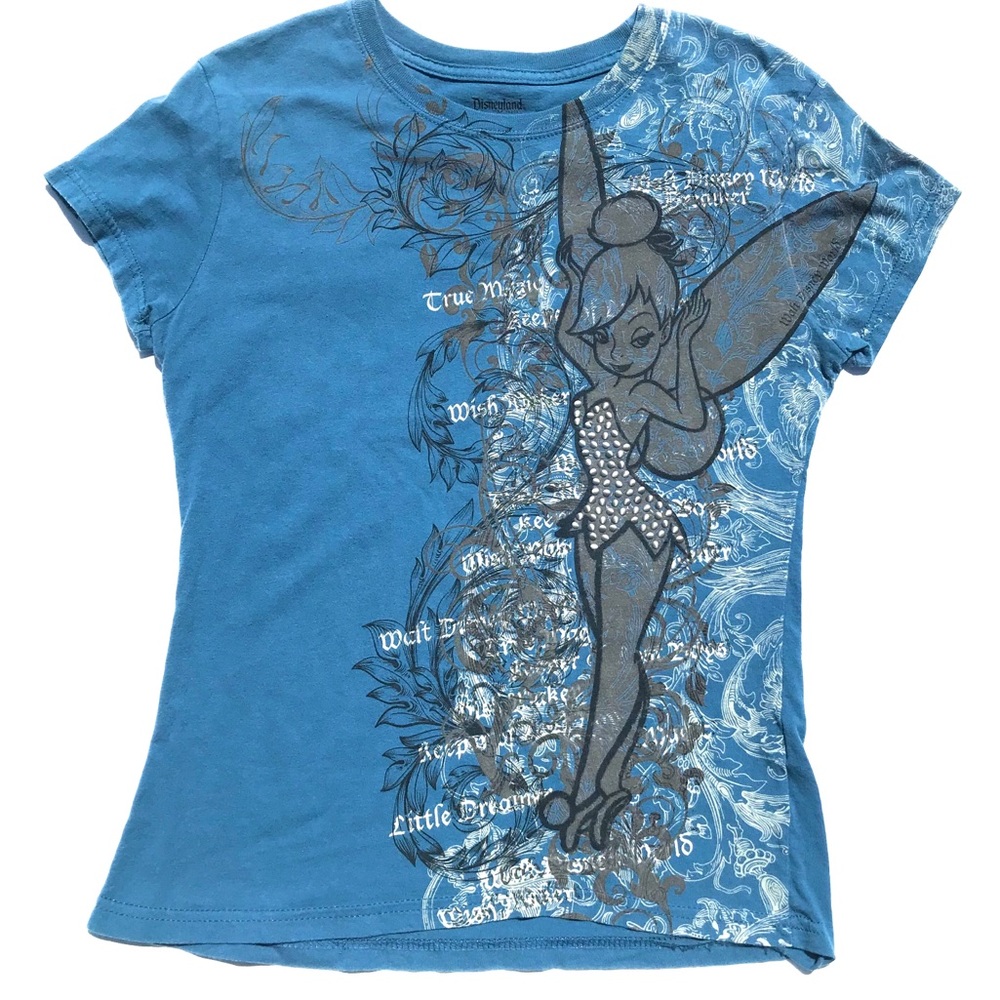 Disneyland “Tinker- Bell” Studded Tee Size…